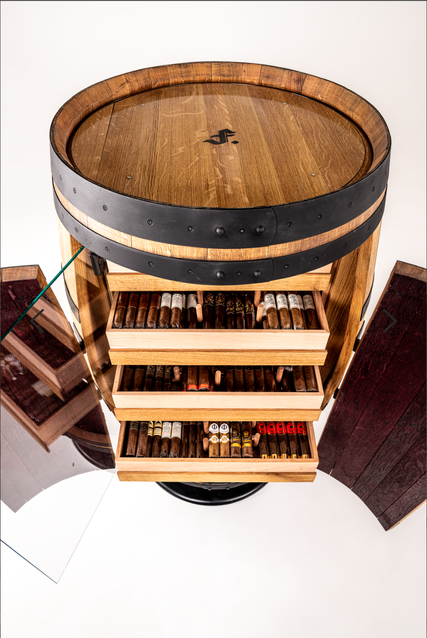 Swiss Humidor Barrel